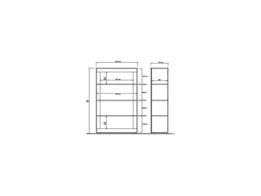 Vitrina Com Leds E 4 Portas Disponivel Em Branco Lacado - Comete